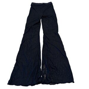 ALO Yoga Mesh High-Waist Flicker Black Pant Women's X-Small XS